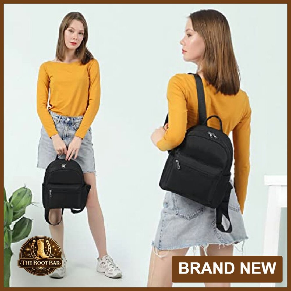 Mini Waterproof Nylon Backpack with Multiple Pock… - image 3